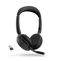 Jabra Evolve2 65 Flex, UC, Link 380a - Over-Ear Headset